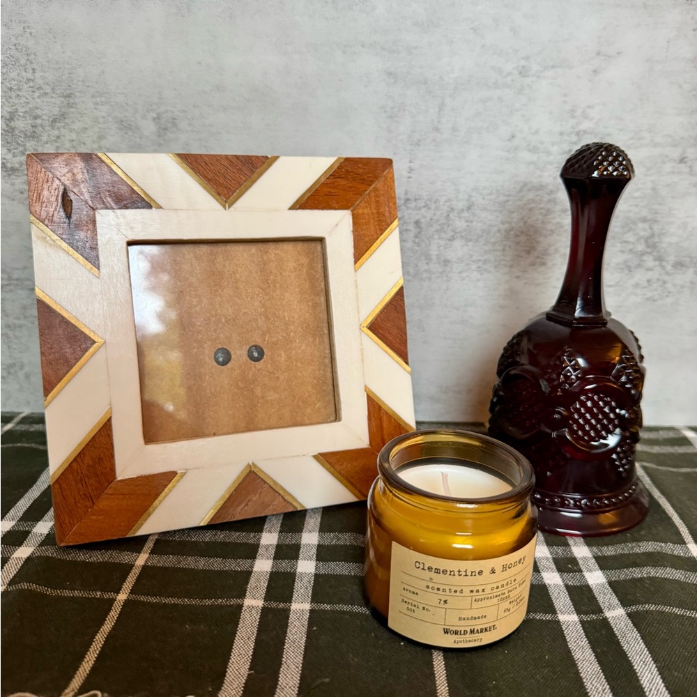 Mid Century Wood Picture Frame